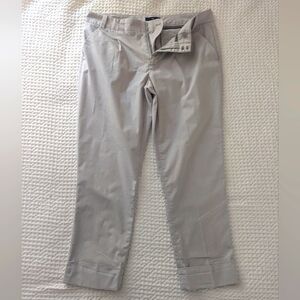 Gap Crop Dress Pants, light gray. Size 4.